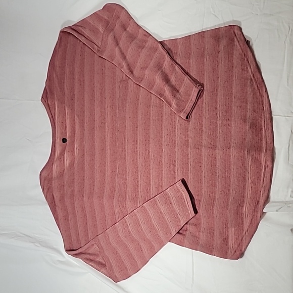 Kuhl Sylvie Linen Blend Long Sleeve Lightweight Knit Pullover Shirt Pink Sz XL - Picture 15 of 16